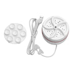 Portable 2 In 1 Mini Washing Machine With Ultrasonic Cleaning Power