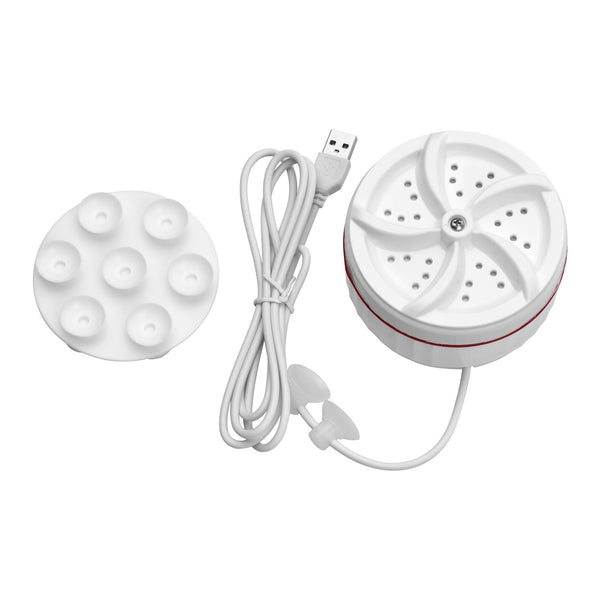 Portable 2 In 1 Mini Washing Machine With Ultrasonic Cleaning Power