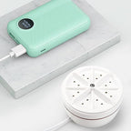 Portable 2 In 1 Mini Washing Machine With Ultrasonic Cleaning Power