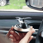 Solar Powered Car Aroma Diffuser Helicopter Rotating Purifier Freshener