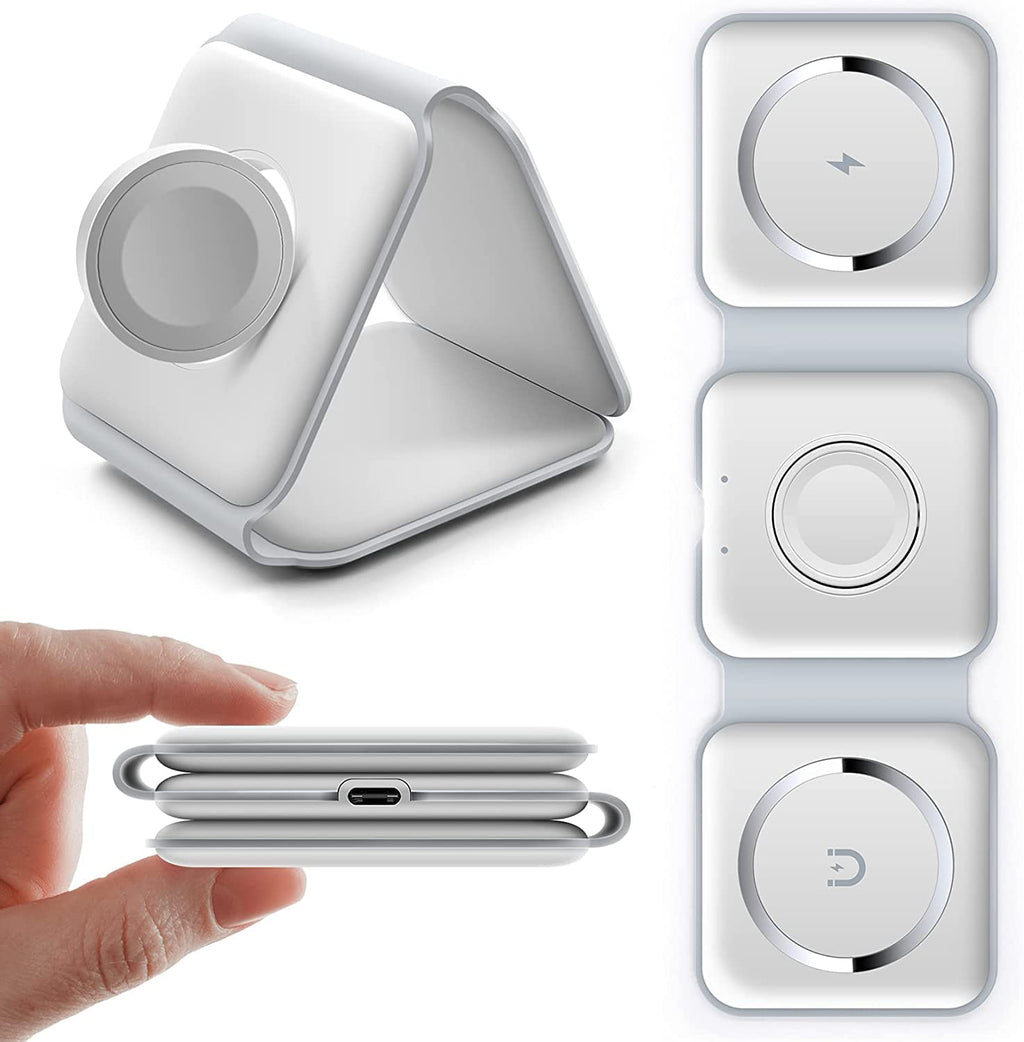 3 In 1 Wireless Charging Station For Phone Watch And Earbuds Fast Charge
