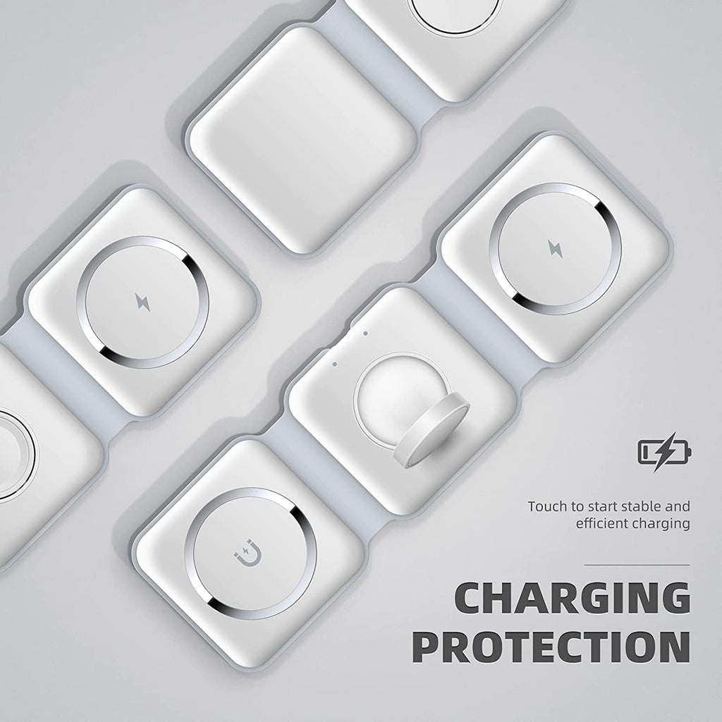 3 In 1 Wireless Charging Station For Phone Watch And Earbuds Fast Charge