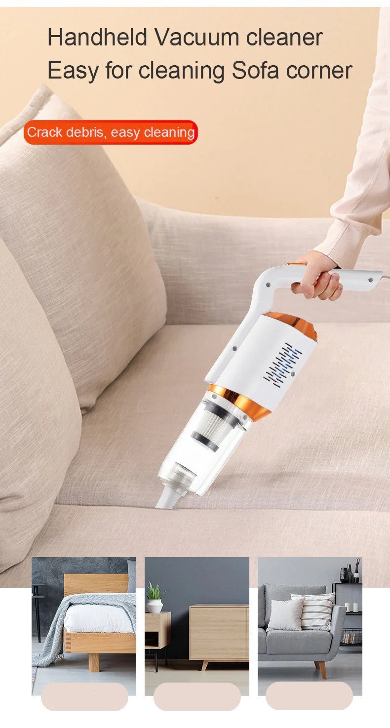 3 In 1 Wireless Vacuum Cleaner With Strong Suction And LED Light