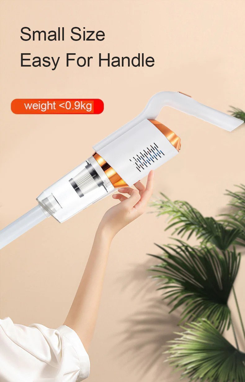 3 In 1 Wireless Vacuum Cleaner With Strong Suction And LED Light