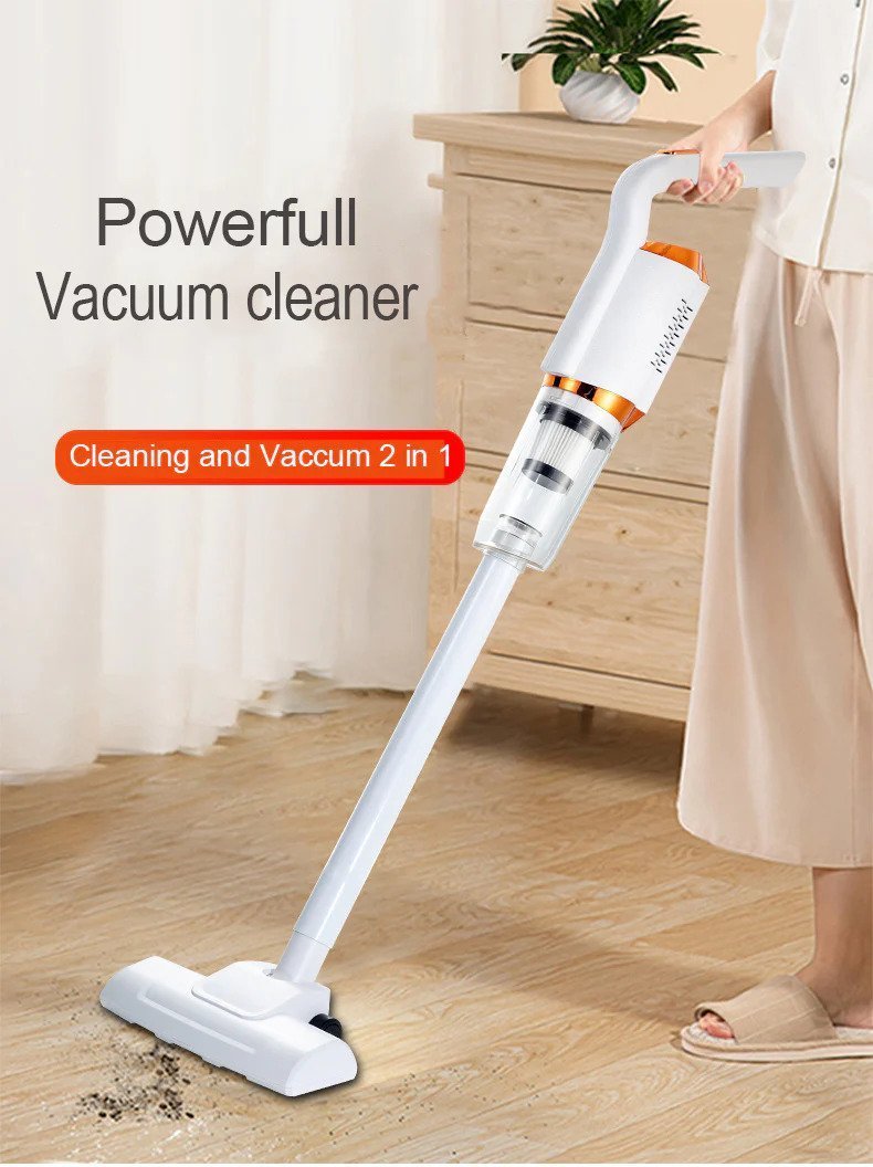 3 In 1 Wireless Vacuum Cleaner With Strong Suction And LED Light