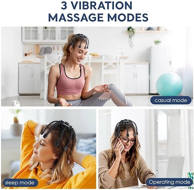 360° Ultra Electric Head Massager For Scalp Relaxation & Relief