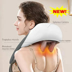 3D Kneading Massage Pillow For Neck Back Stress And Muscle Relief