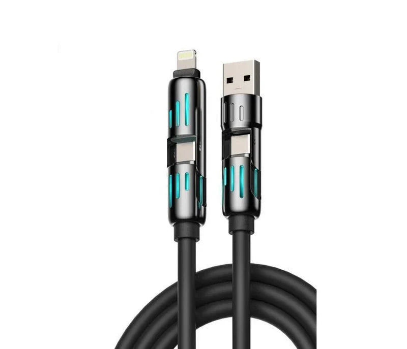 4-in-1 Universal USB Charging Cable for Multiple Devices