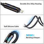 4 In 1 Multi USB Charging Cable For Fast Multi Device Power Support