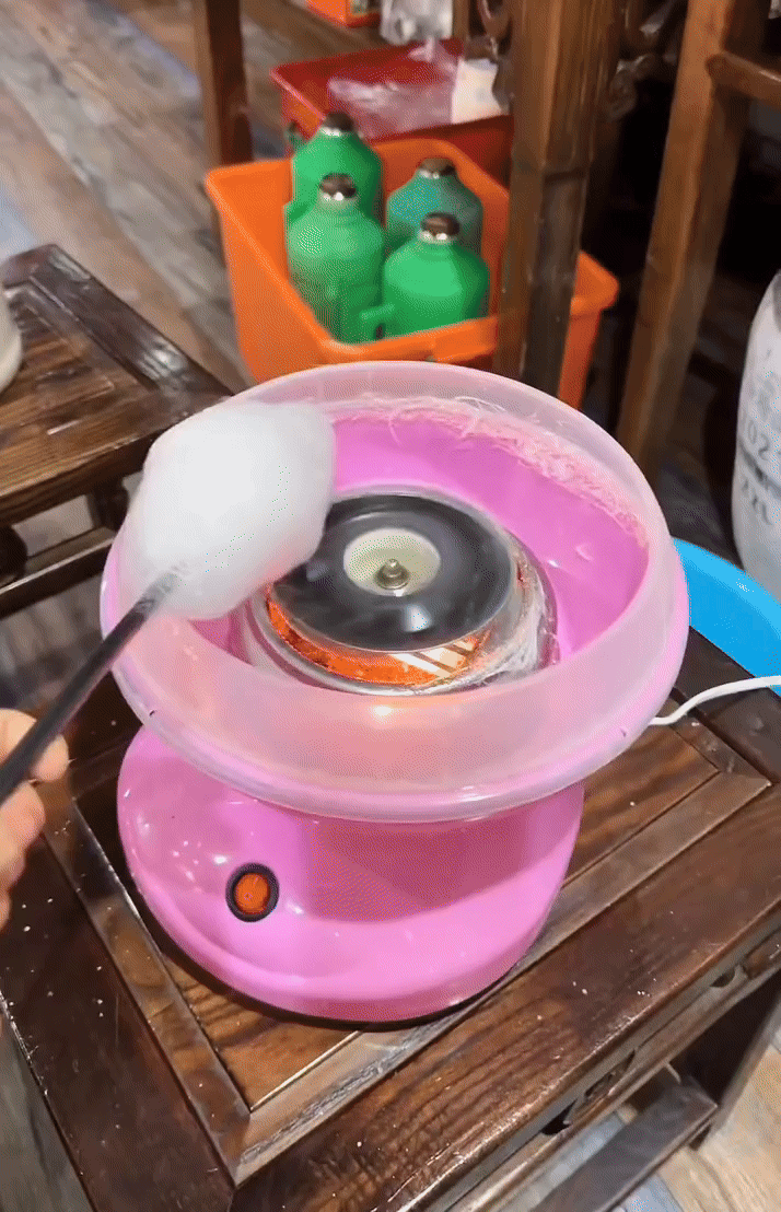Cloud Mini Cotton Candy Maker Portable Electric Hard Candy Machine