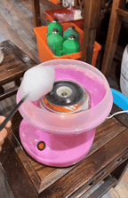 Cloud Mini Cotton Candy Maker Portable Electric Hard Candy Machine