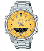 Turquoise Dial Men Watch Analog Digital Display Water Resistant