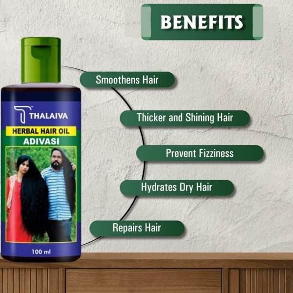 Phyllauri Adivasi Herbal Hair Oil For Strong Thick Hair Growth & Anti Fall