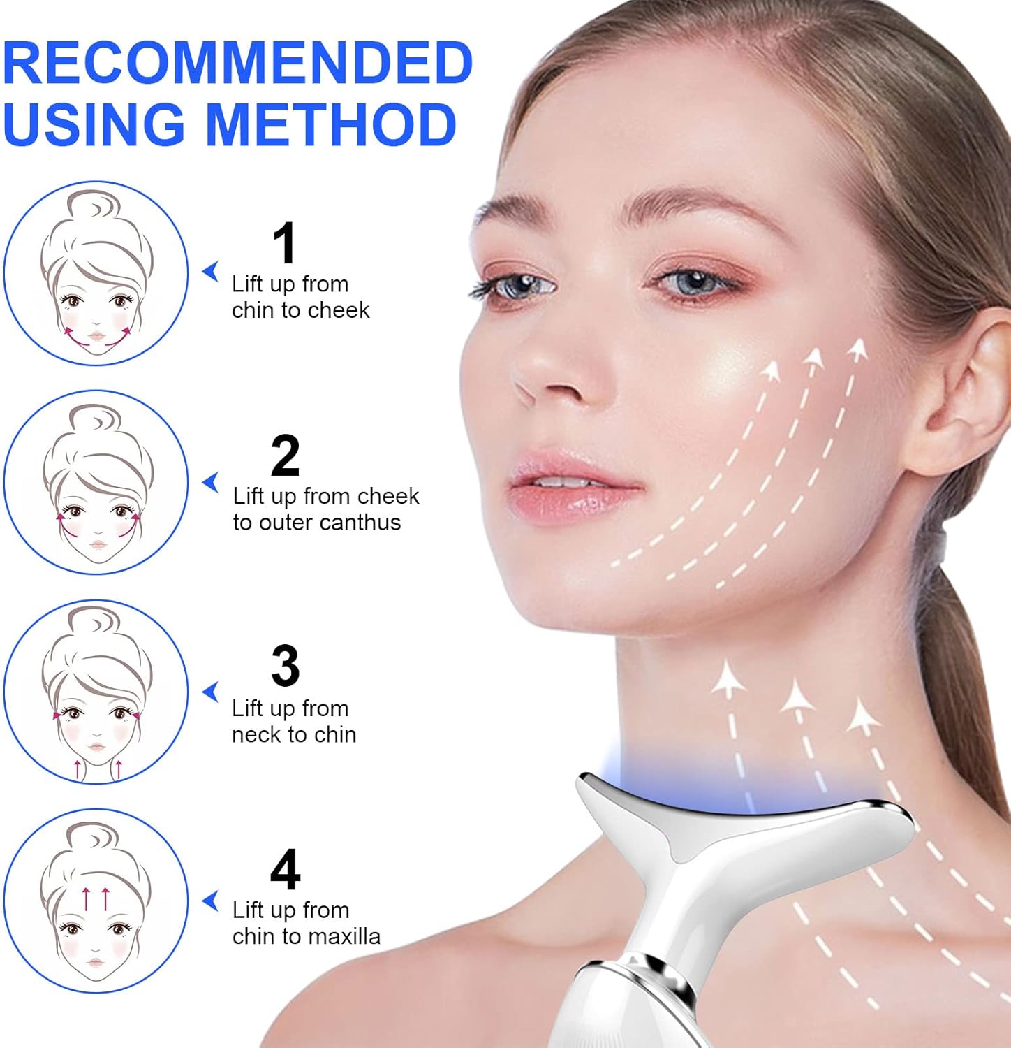 Anti Wrinkle Beauty Apparatus Handheld EMS Microcurrent Face Lifter