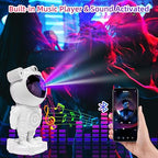 Astronaut Galaxy Projector With Nebula Effects Remote And Timer Control
