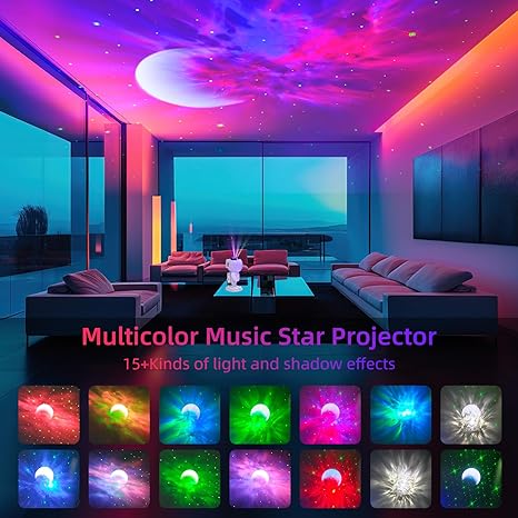 Astronaut Galaxy Projector With Nebula Effects Remote And Timer Control