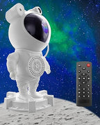Astronaut Galaxy Projector With Nebula Effects Remote And Timer Control