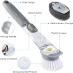 Automatic Kitchen Cleaning Brush Electric Scrubber For Easy Home Cleaning