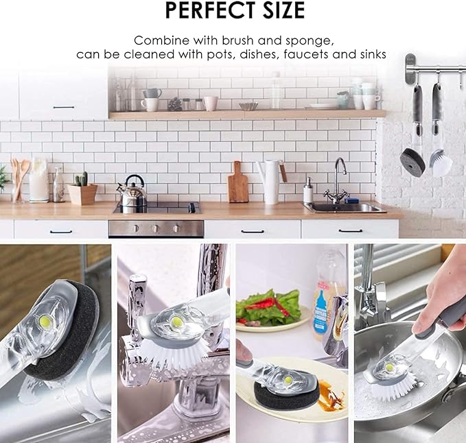 Automatic Kitchen Cleaning Brush Electric Scrubber For Easy Home Cleaning