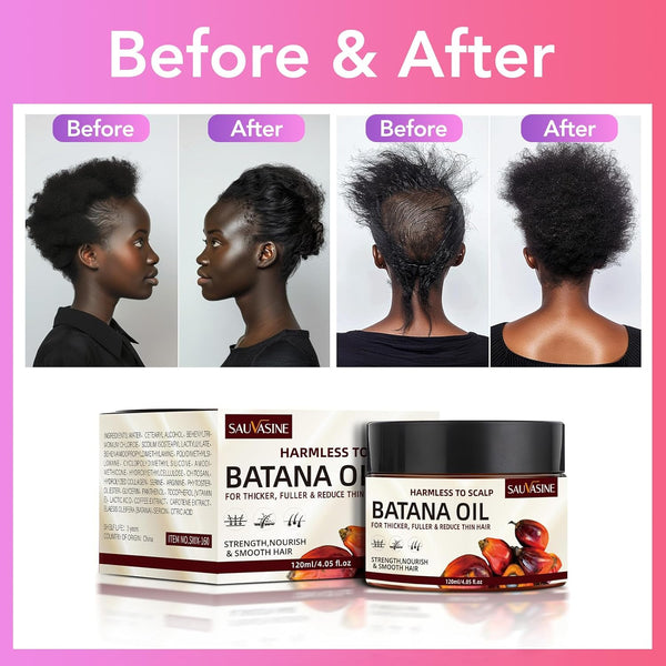 SAUVASINE Pure Batana Hair Oil For Thicker Fuller Hair Growth & Repair