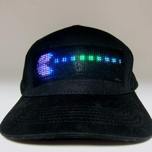 Bluetooth LED Cap With Custom Messages Animations And App Control