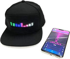 Bluetooth LED Cap With Custom Messages Animations And App Control