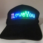 Bluetooth LED Cap With Custom Messages Animations And App Control