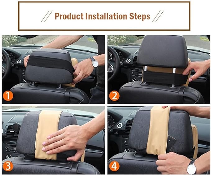 Ergonomic Memory Foam Car Seat Neck Pillow For Driving Comfort