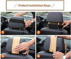 Ergonomic Memory Foam Car Seat Neck Pillow For Driving Comfort