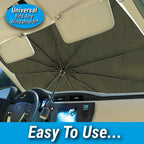 Car Windshield Sun Shade Umbrella For UV Protection And Cooler Interiors