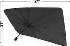 Car Windshield Sun Shade Umbrella For UV Protection And Cooler Interiors