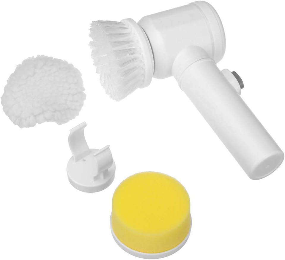 5-in-1 Electric Cleaning Brush For Kitchen & Bathroom Surfaces