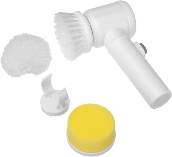5-in-1 Electric Cleaning Brush For Kitchen & Bathroom Surfaces