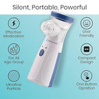 Portable Compact Mesh Nebulizer Quiet Respiratory Inhaler Machine