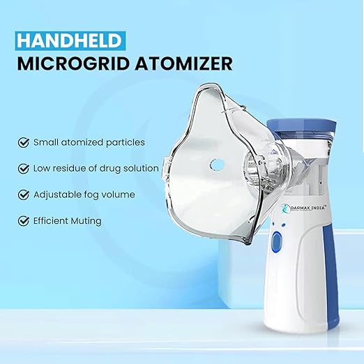 Portable Compact Mesh Nebulizer Quiet Respiratory Inhaler Machine