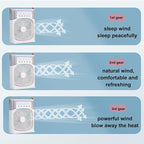 Mini Frost Fan Portable Cooling With Ice Water Misting Oscillating