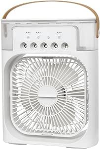 Mini Frost Fan Portable Cooling With Ice Water Misting Oscillating