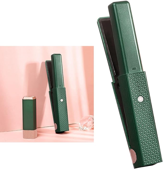 Cordless 2-in-1 Hair Curling Straightener For Frizz-Free Style