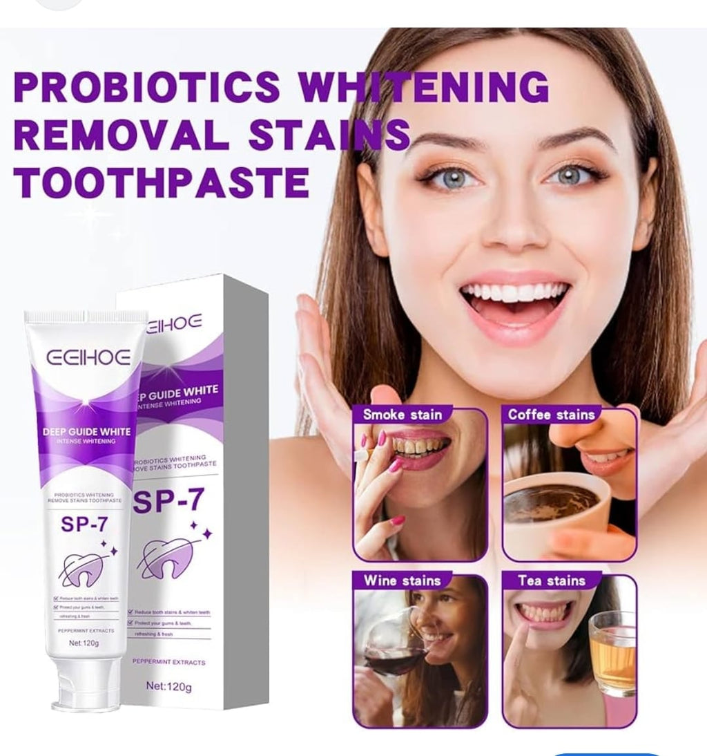 Deep Clean Whitening Toothpaste Travel Friendly Fluoride Fresh Breath