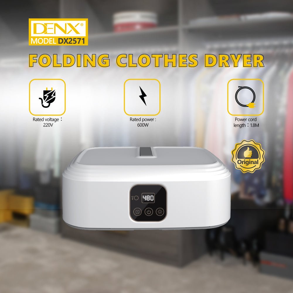 Denx Folding Clothes Dryer for Quick Drying in Small Home Spaces