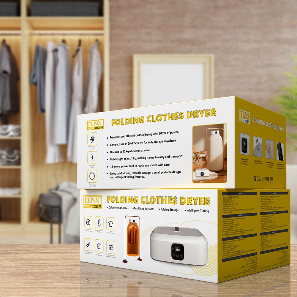 Denx Folding Clothes Dryer for Quick Drying in Small Home Spaces