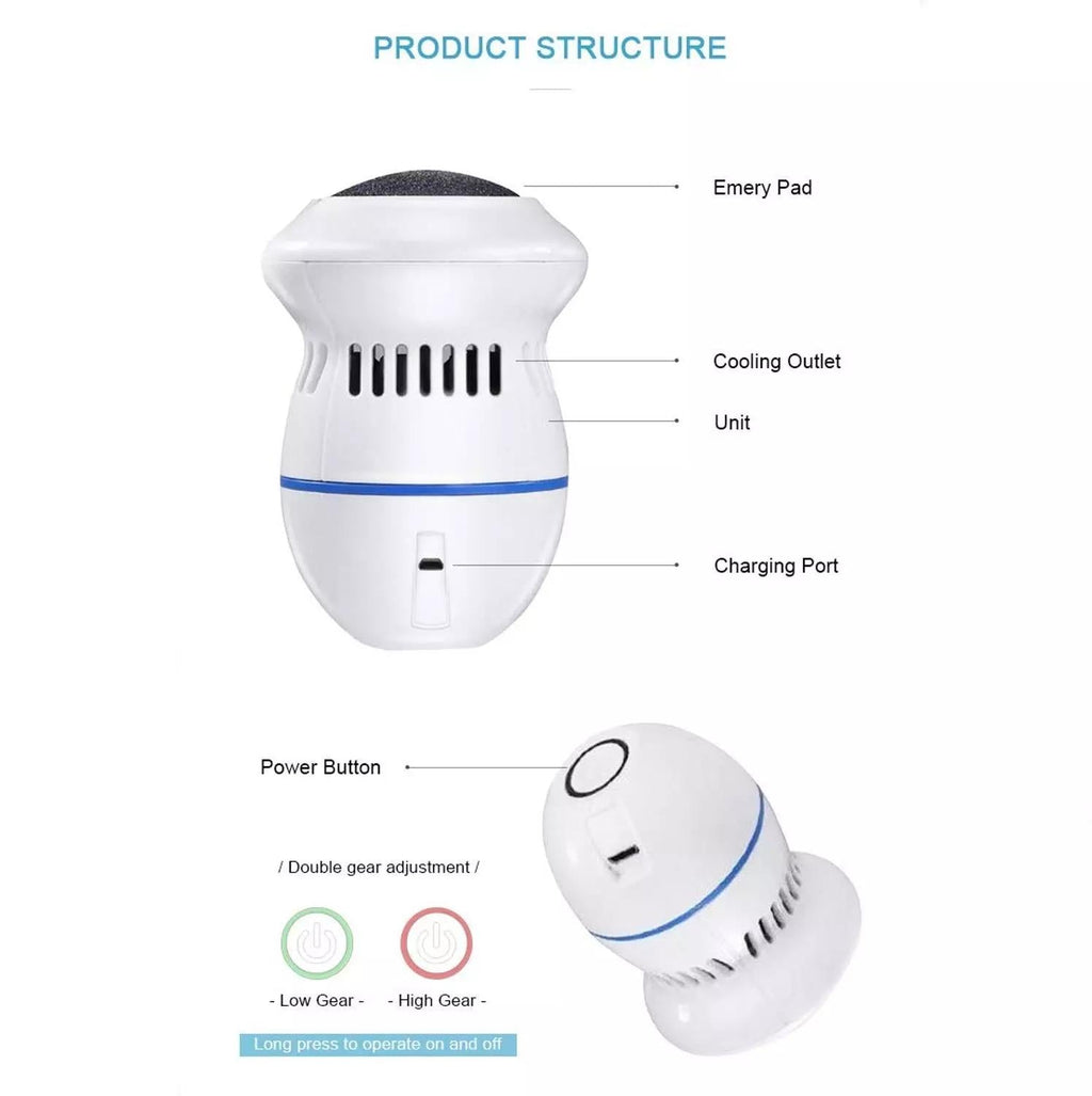 Electric Callus Remover for Smooth Feet with USB Rechargeable Care