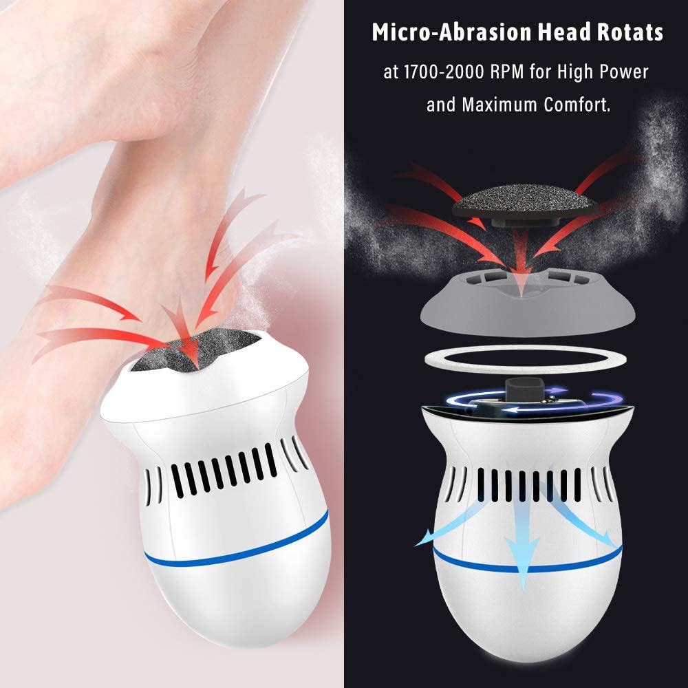 Electric Callus Remover for Smooth Feet with USB Rechargeable Care