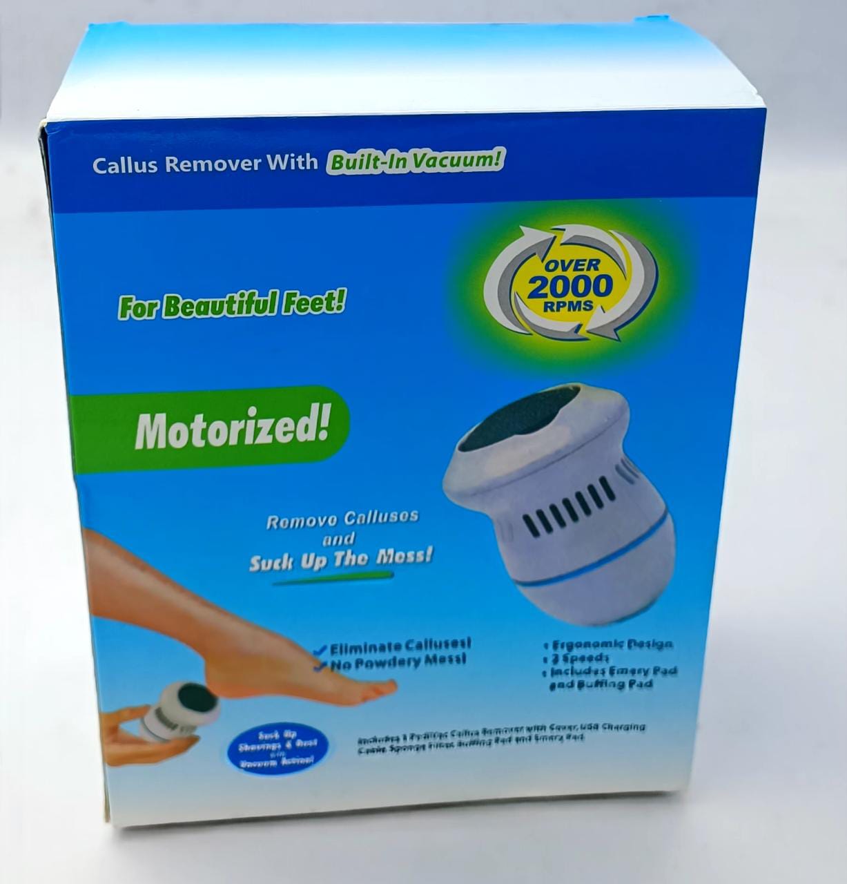 Electric Callus Remover for Smooth Feet with USB Rechargeable Care