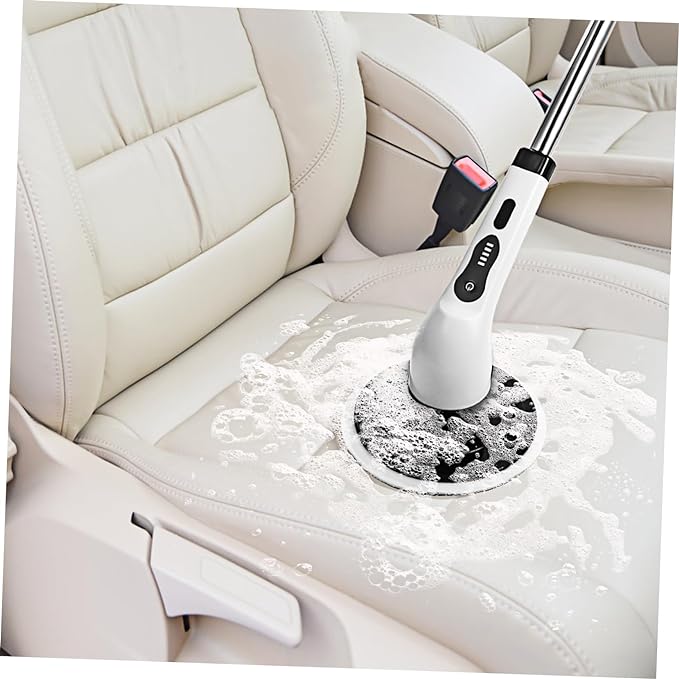 Electric Cleaning Brush with Multi-Head Power Scrubber for Home