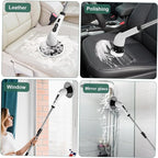 Electric Cleaning Brush with Multi-Head Power Scrubber for Home