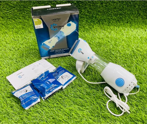 Natural Electric Head Lice Comb Suction Powered Chemical Free Treatment