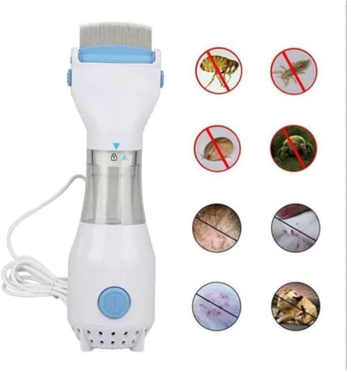 Natural Electric Head Lice Comb Suction Powered Chemical Free Treatment