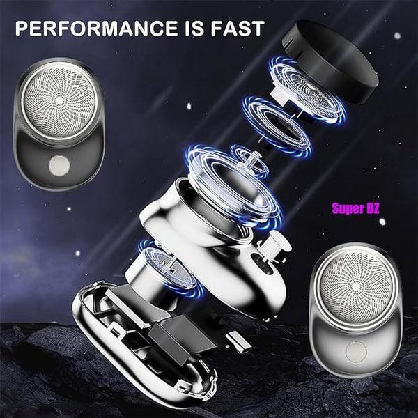 Waterproof Electric Razor For Men Rechargeable Face & Body Shaver