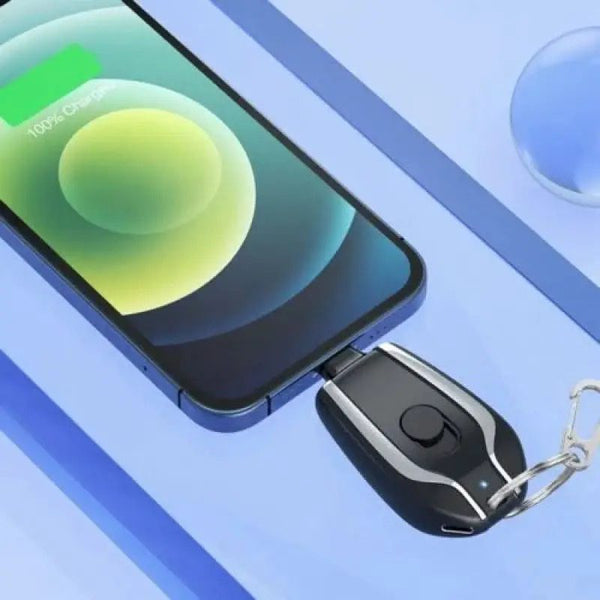 Emergency Portable Key Chain Charger Mini Wireless Keychain
